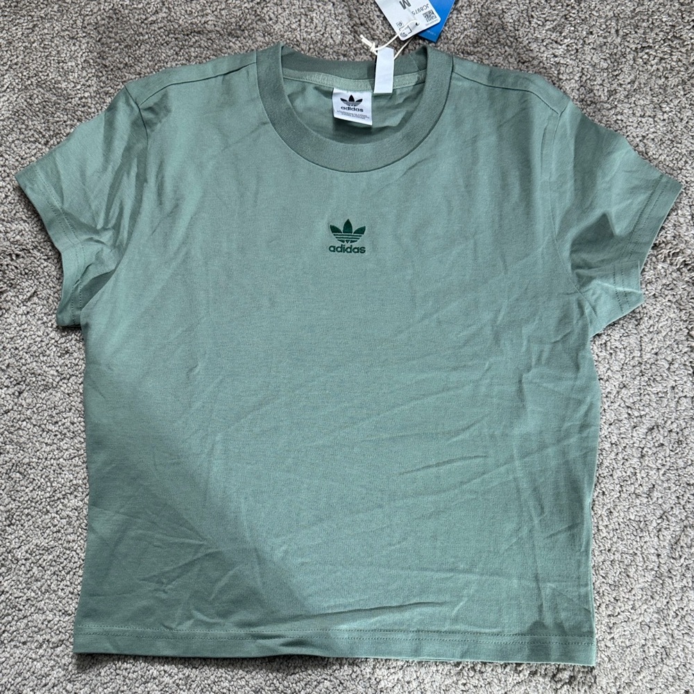 Adidas Green Slim Tee